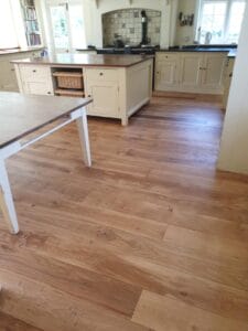 wood floor restored by art of clean floorsanding Cambridge